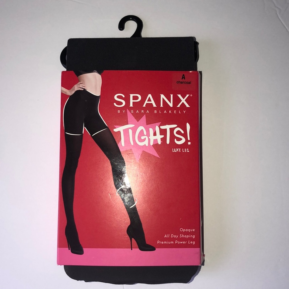Spanx Opaque Tights Pantyhose Gray Sz A/S New NWT